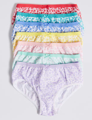 Lot de 7&nbsp;culottes fleuries (du 18&nbsp;mois au 12&nbsp;ans)