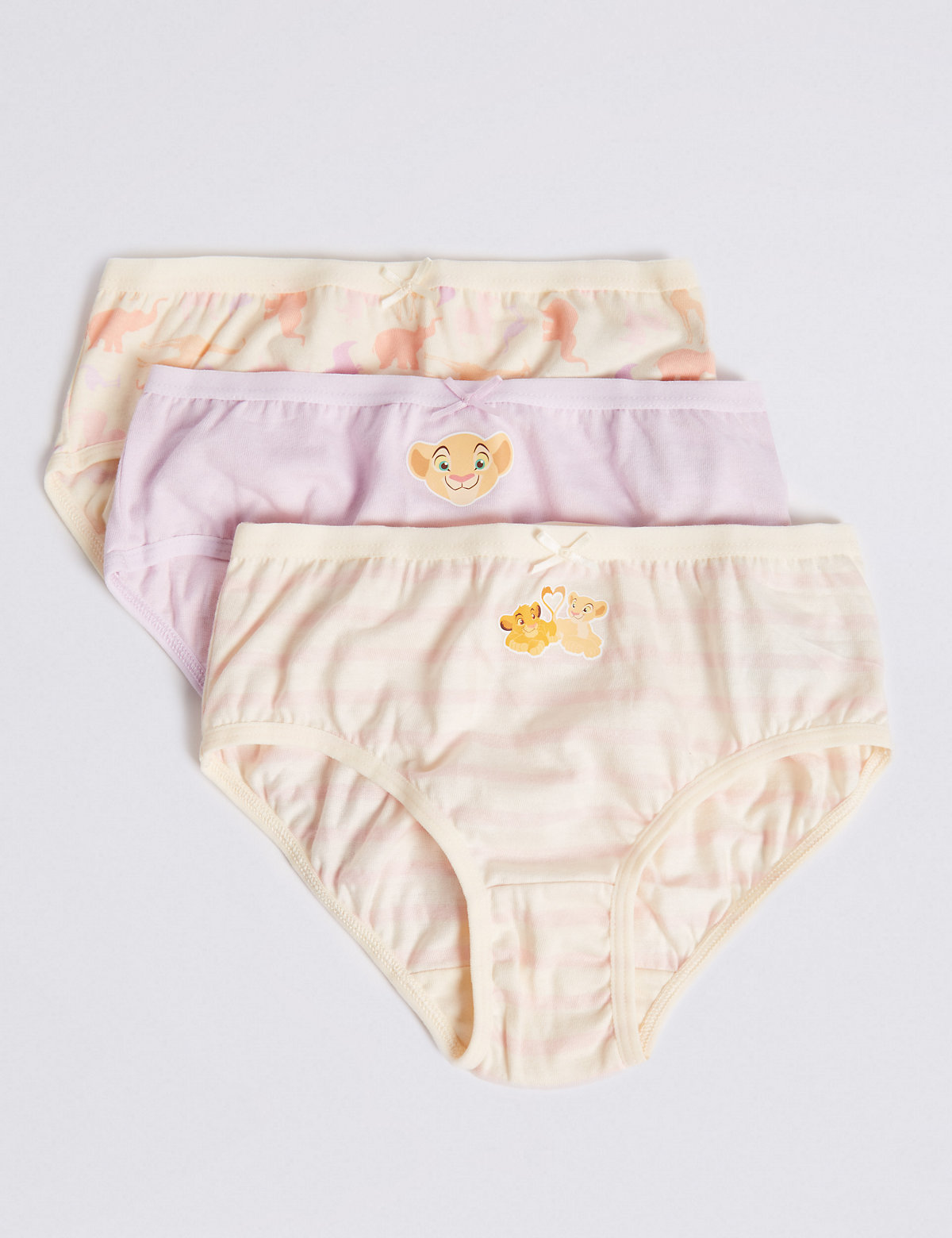 5 Pack Pure Cotton Lion king™ Briefs (18 Months - 12 Years)