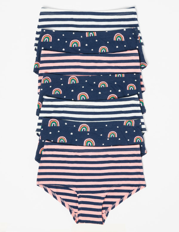 7 Pack Rainbow Shorts (2-16 Yrs)