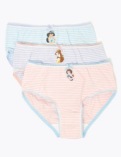 and Briefs Underwear Set 100% Cotton 2-8 Years Disney Princess Official Girls Crop Top New 2018/19