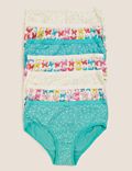 7pk Pure Cotton Patterned Knickers (2-16 Yrs)