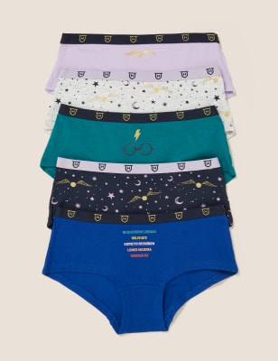 Lot de 5 shortys en coton à motif Harry Potter™ (du 2 au 16 ans) - Navy Mix