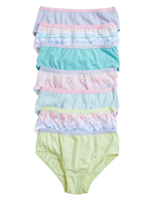 

M&S Collection Pack de 7 braguitas 100% algodón con estampado animal (18 meses-16 años) - Multi, Multi