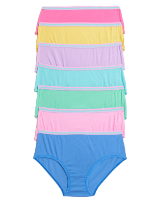 

Girls M&S Collection 7pk Pure Cotton Knickers (2-16 Yrs) - Multi, Multi