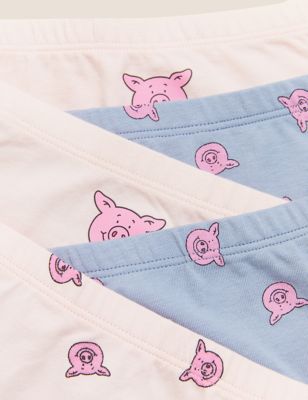 

Girls M&S Collection 5pk Cotton with Stretch Percy Pig™ Shorts (6-16 Yrs) - Pink Mix, Pink Mix