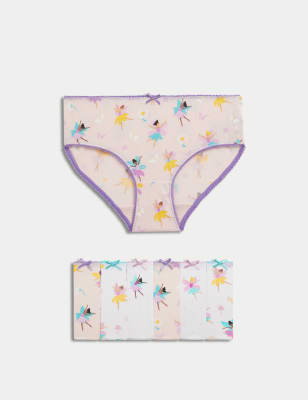 7pk Pure Cotton Unicorn Knickers (18 Mths - 12 Yrs)