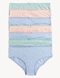 7pk Pure Cotton Printed Knickers