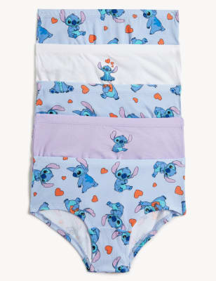 Lot de 5 shortys à motif Lilo & Stitch™ en coton (du 5 au 14 ans