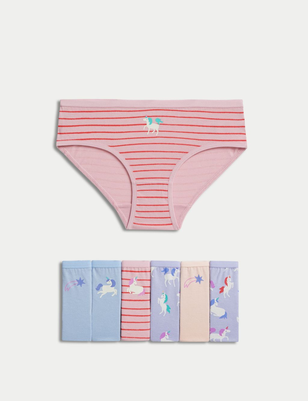 Enfant Unisex boy girl Baby White Panty Brief (White , pink , blue