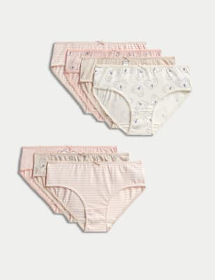 

Girls M&S Collection 7pk Pure Cotton Animal Knickers (2-12 Yrs) - Pink Mix, Pink Mix