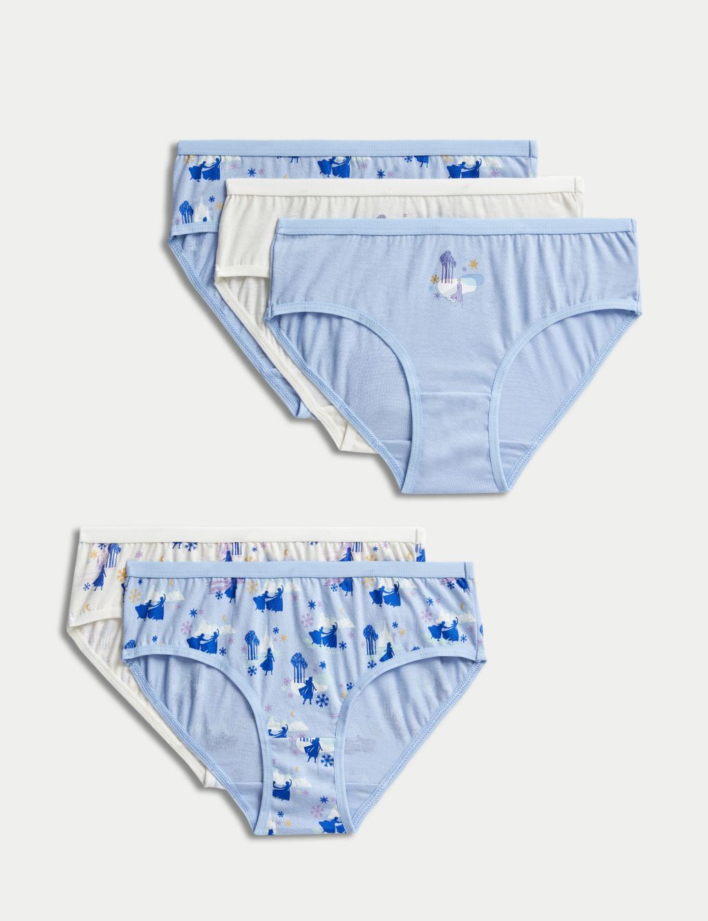 5pk Pure Cotton Frozen™ Knickers (2-10 Yrs) image 1