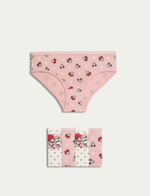 5pk Cotton Rich Minnie™ Knickers (2-8 Yrs)