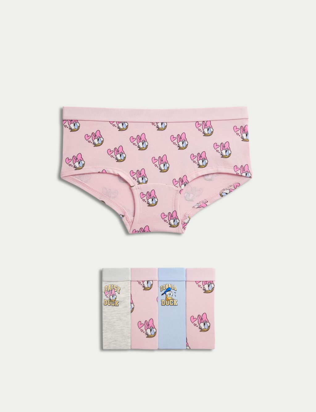5pk Cotton with Stretch Daisy Duck™ Shorts (5-16 Yrs)