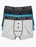 3 Pack Cotton With Lycra® Trunks (6-16 Years)