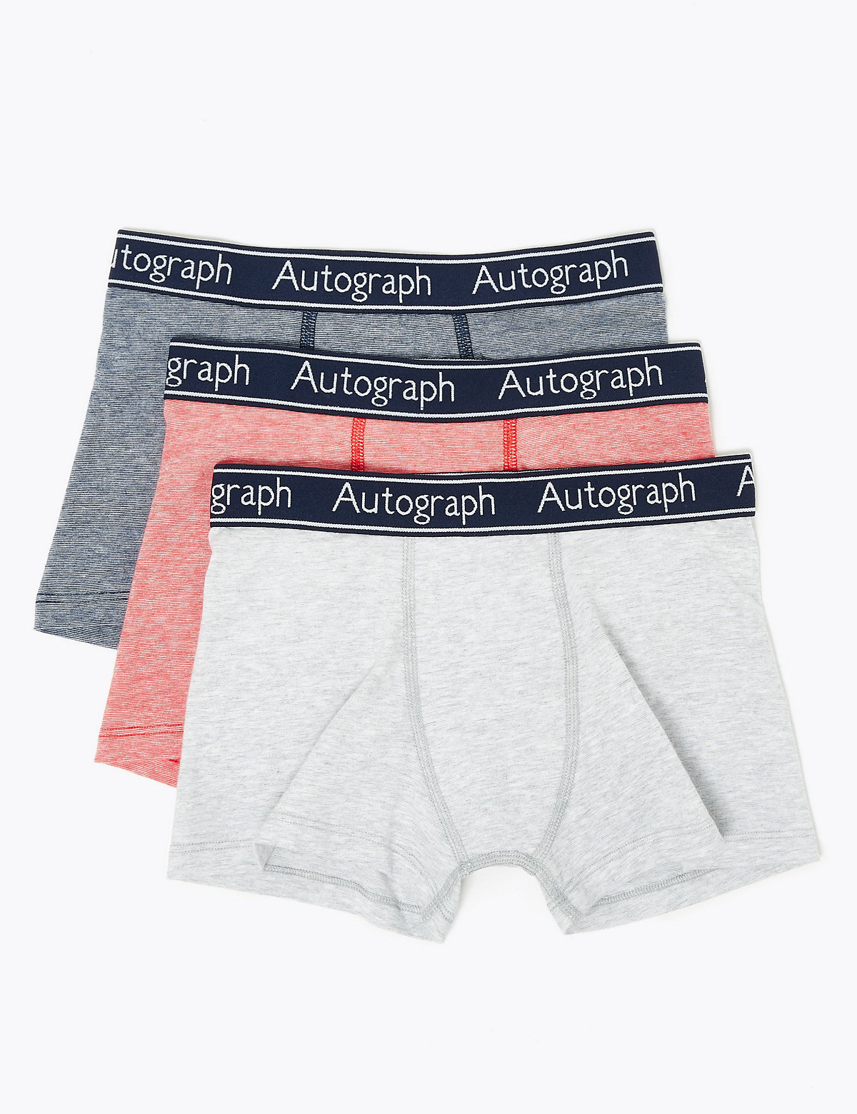 3 Pack Cotton with Lycra® Trunks