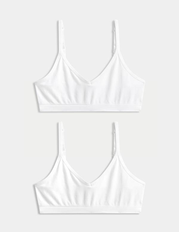 2 Pack Seamfree Crop Tops (9-16 Yrs)
