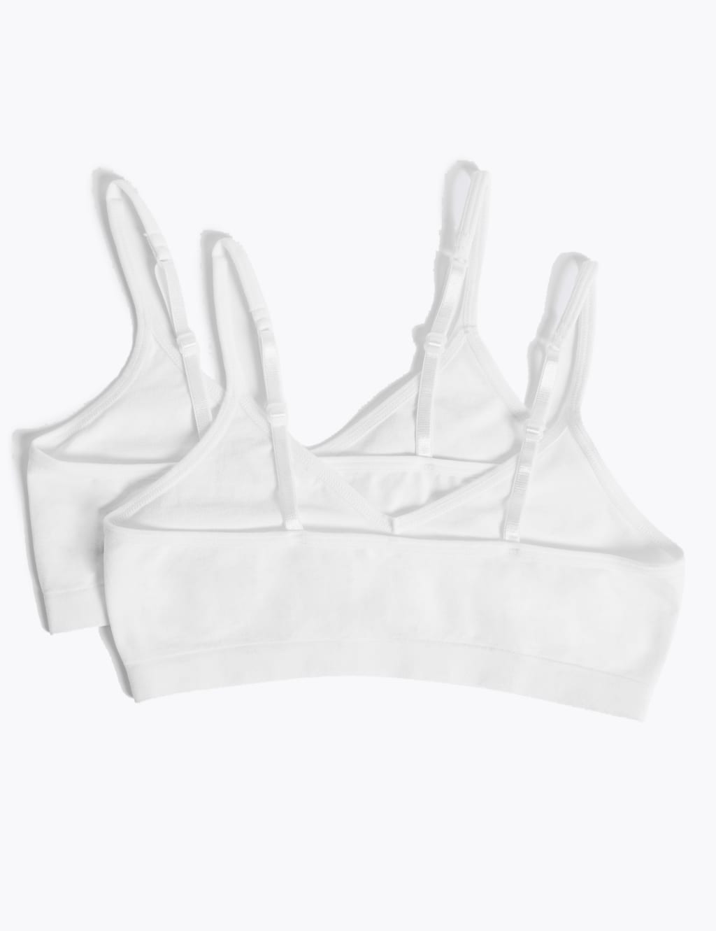 2pk Seamfree Crop Tops (9-16 Yrs) image 2