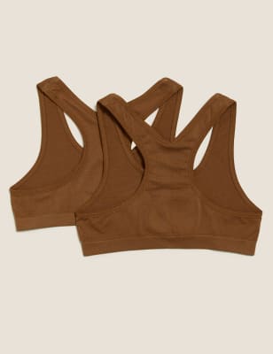 2pk Seamfree Crop Tops (6-16 Yrs)