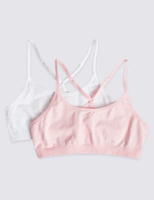 Lot de 2&nbsp;brassi&egrave;res sans coutures (du 9 au 16&nbsp;ans)