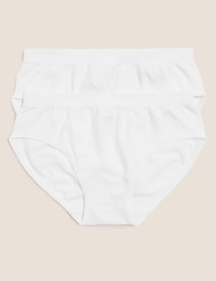 Lot de 2&nbsp;culottes bikini sans coutures (du 6 au 16&nbsp;ans)