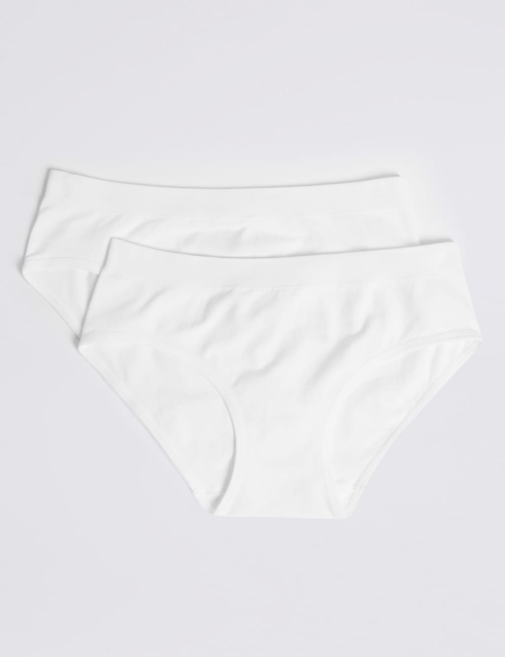 2pk Seamfree Bikini Knickers (6-16 Yrs) image 2