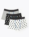 5 Pack Cotton with Stretch Lightning Trunks