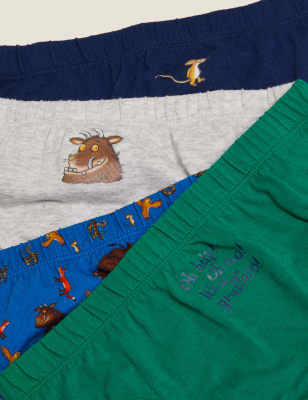 M&S Boys 5pk Pure Cotton Gruffalo  Briefs (18 Mths