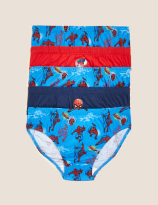 5pk Pure Cotton Spider-Man™ Briefs (2-8 Yrs)