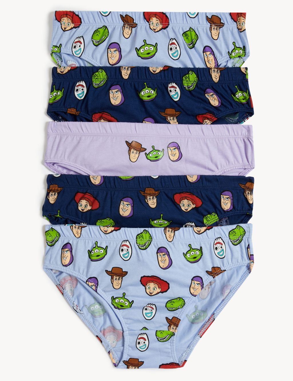 5pk Pure Cotton Toy Story™ Briefs (18 Mths - 7 Yrs) image 1