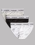 3 Pack Cotton Bikini Knickers with Lycra (6-16 Years)