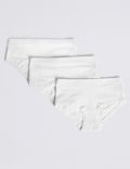 3 Pack Flexifit™ Cotton with Lycra Shorts (6-16 Yrs)