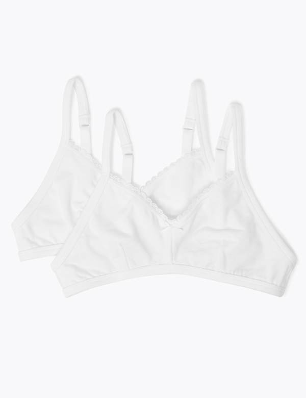 2 Pack Flexifit™ Soft Cup First Bras (A - B)