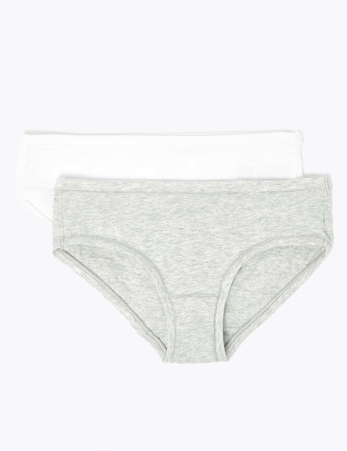 2 Pack Plain Knickers (6-16 Years)