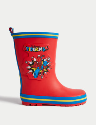 Botas de discount agua de spiderman