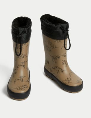 Kids' Dinosaur Wellies (4 Small - 13 Small)