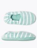 Kids’ Striped Slippers (13 Small - 6 Large)