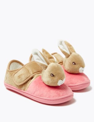Chaussons enfants &agrave; bande auto-agrippante et motif Peter Rabbit&trade; (du 21,5 au 30,5)