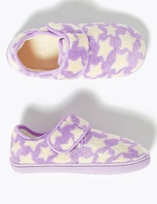 marks and spencer girls slippers