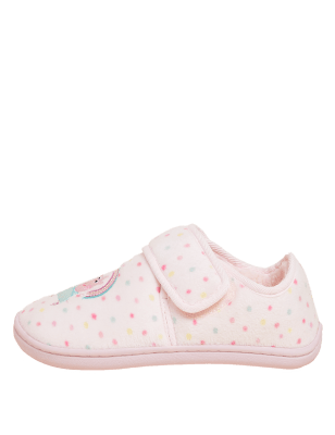 

Girls M&S Collection Kids' Riptape Peppa Pig™ Slippers (5 Small - 12 Small) - Pink, Pink