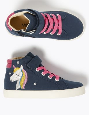 unicorn high top trainers