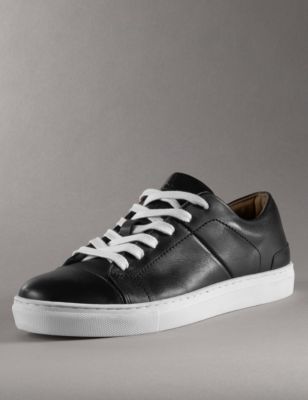 Kids' Leather Lace Up Trainers - JE