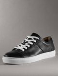 Kids' Leather Lace Up Trainers