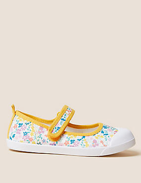 Kids' Freshfeet™ Floral Mary Jane Pumps (3 Small - 13 Small)