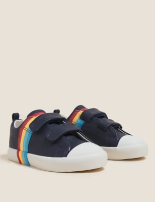

M&S Collection Zapatillas deportivas infantiles Freshfeet™ de arco iris (5 pequeño-12 pequeño) - Navy, Navy