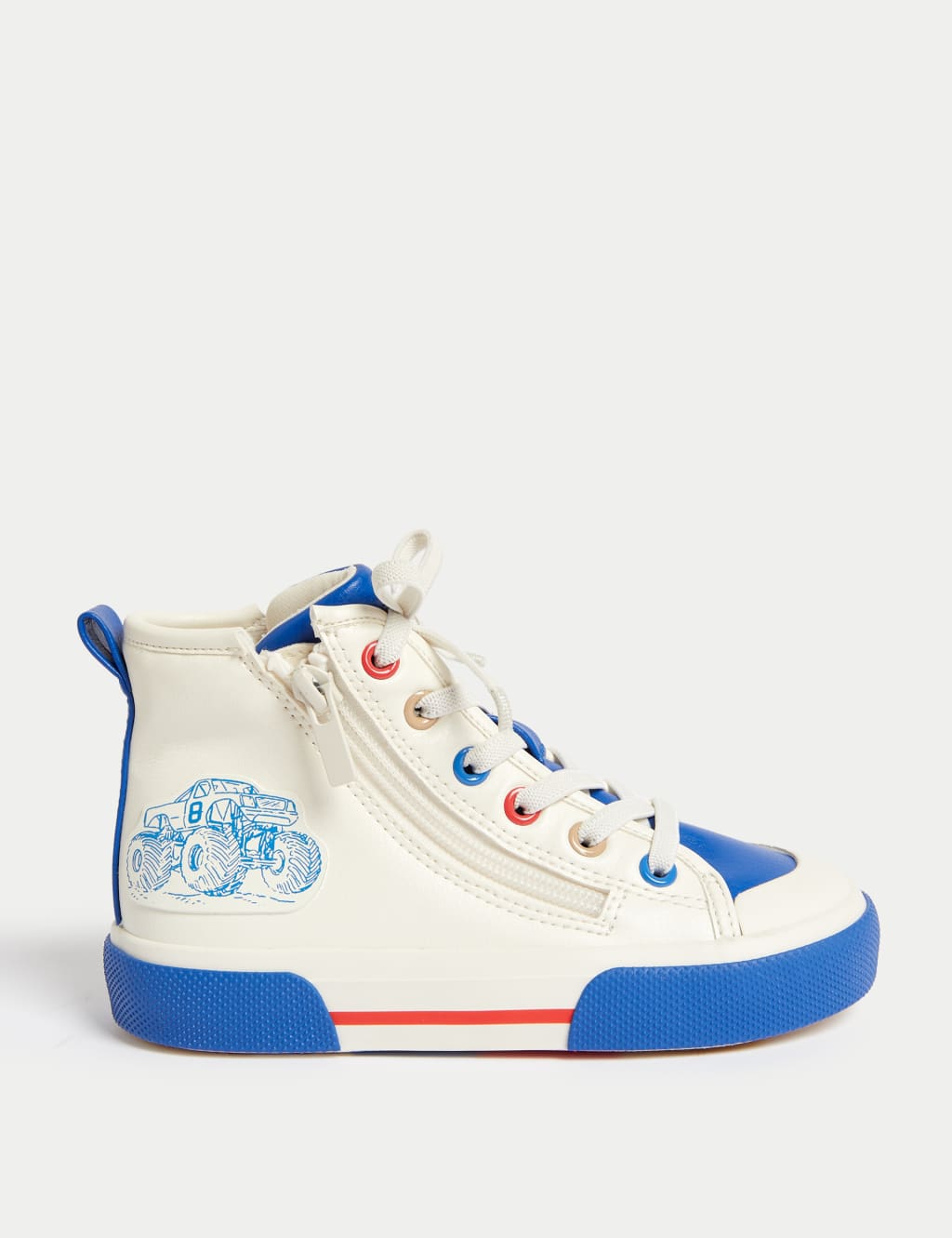 Boys white trainers size 5 shop