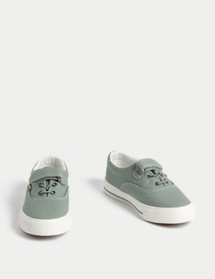 Kids' Canvas Riptape Trainers (4 Small - 2 Large)