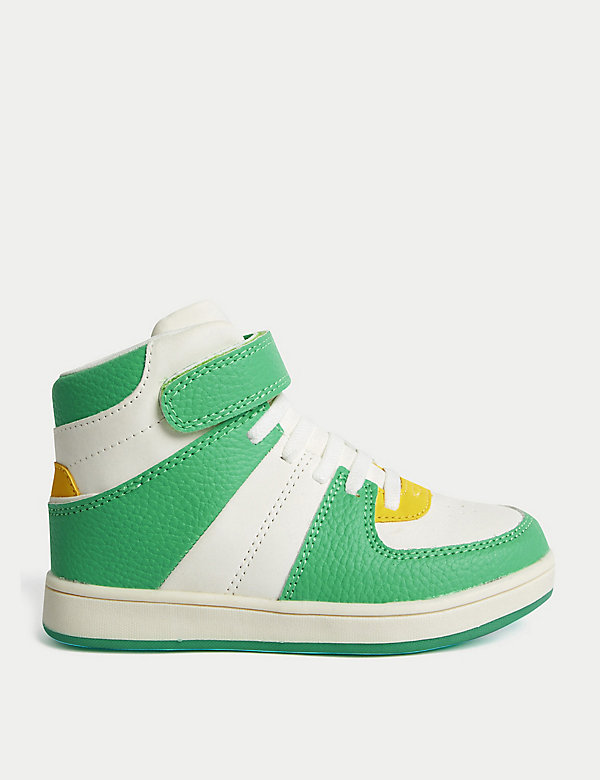 Kids' High Top Trainers (4 Small - 13 Small) - LK