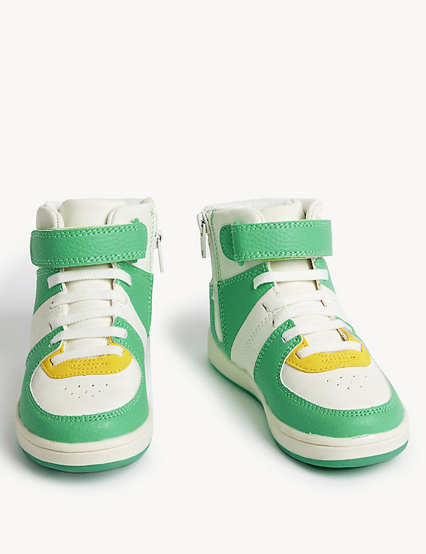 Kids' High Top Trainers (4 Small - 13 Small) - LK
