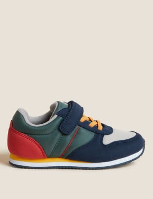 

M&S Collection Klettverschluss-Turnschuhe für Kinder mit Freshfeet™ (20,5-32) - Green Mix, Green Mix