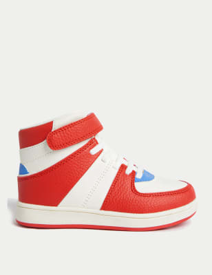 

M&S Collection Zapatillas deportivas infantiles altas (4 pequeño-13 pequeño) - Multi, Multi
